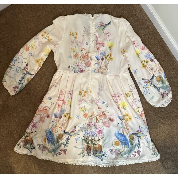 Dalia MacPhee Women's Pink Floral Button-Down Belted Dress Size XL NWT - Picture 8 of 16